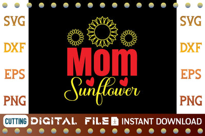 Mom Sunflower svg SVG designer krishna 