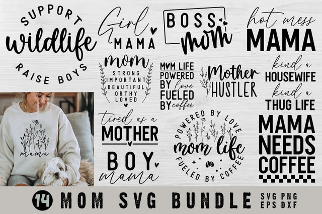Mom Svg Bundle, Mom T-shirt, Mom t-shirt Bundle SVG FiveStarCrafting 