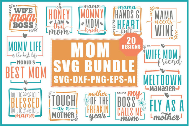 Mom Svg Bundle, Mother's Day Svg Designs SVG shah alam 