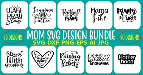 Mom SVG Bundle SVG Syaman 