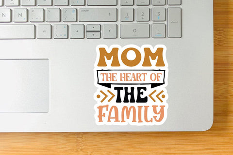 Mom the heart of the family SVG Angelina750 
