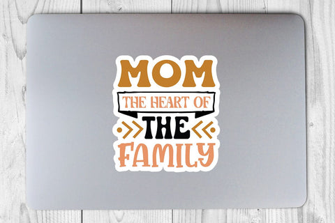 Mom the heart of the family SVG Angelina750 