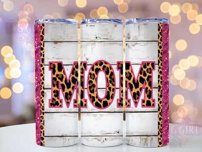 Mom Tumbler, Leopard Print, 20oz Tumbler, Sublimation Design, Gifts for Moms, Animal Print, PNG File, Trendy Tumblers Sublimation SvggirlplusArt 