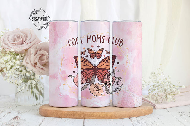 Mom Tumbler Wrap Bundle 20oz Skinny Straight Mother's Day Tumbler Sublimation Mama Design Digital Download Mom Life PNG Boho Floral Glitter Sublimation sassyprint 