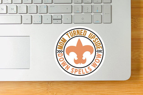 Mom turned upside down spells wow SVG Angelina750 