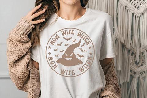 Mom wife witch SVG Angelina750 
