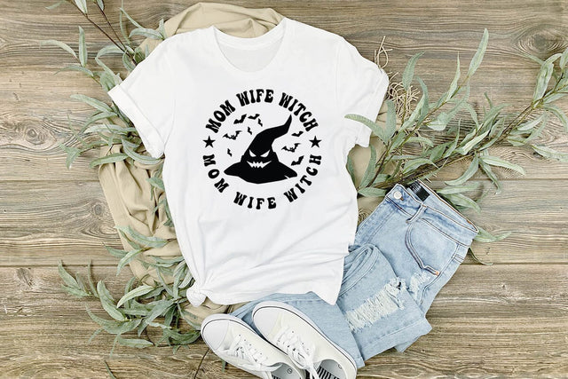 Mom wife witch SVG Angelina750 