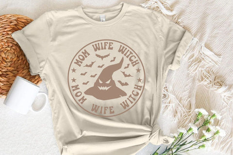 Mom wife witch SVG Angelina750 