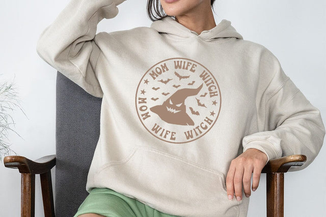 Mom wife witch SVG Angelina750 