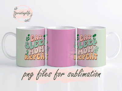 Mom Wrap Design, Instant Digital Design Download Mug Wrap Design, Mug Design PNG Sublimation PrintingLife 