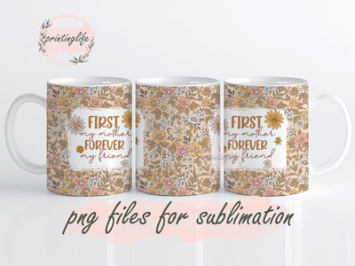 Mom Wrap Design, Instant Digital Design Download Mug Wrap Design, Mug Design PNG Sublimation PrintingLife 