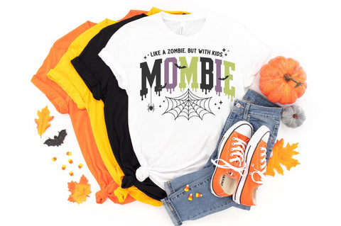 Mombie SVG PNG, Like A Zombie But With Kids SVG Pickled Thistle Creative 