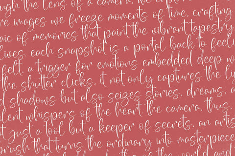 Moment Capture - Freestyle Stylish Handwritten Font Letterena Studios 
