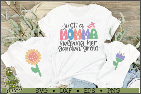 Momma Helping Her Garden Grow SVG File SVG Crunchy Pickle 