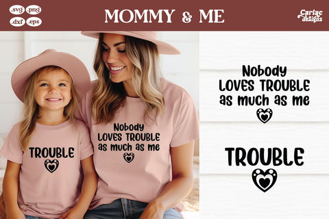 Mommy and Me SVG Bundle | Matching t-shits Bundle SVG Carla C Designs 