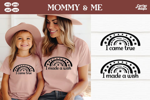 Mommy and Me SVG Bundle | Matching t-shits Bundle SVG Carla C Designs 
