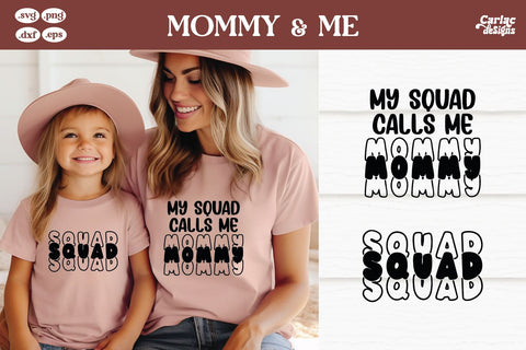 Mommy and Me SVG Bundle | Matching t-shits Bundle SVG Carla C Designs 