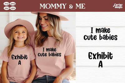 Mommy and me Svg SVG Carla C Designs 