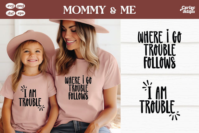 Mommy and me Svg SVG Carla C Designs 
