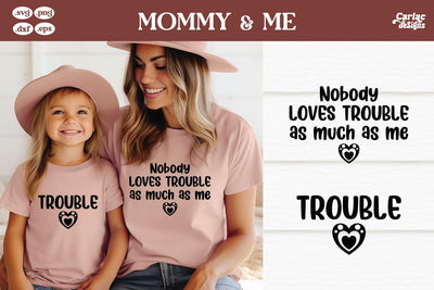 Mommy and me Svg SVG Carla C Designs 