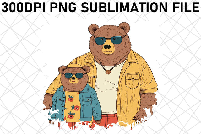 Mommy Bear Love: Mother's Day Sublimation Art Sublimation afrosvg 