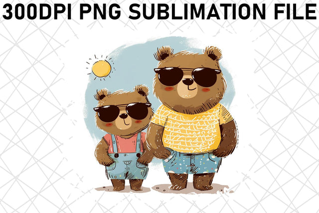 Mommy Bear Love: Mother's Day Sublimation Art Sublimation afrosvg 