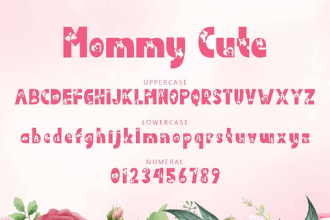 Mommy Cute Font Prasetya Letter 