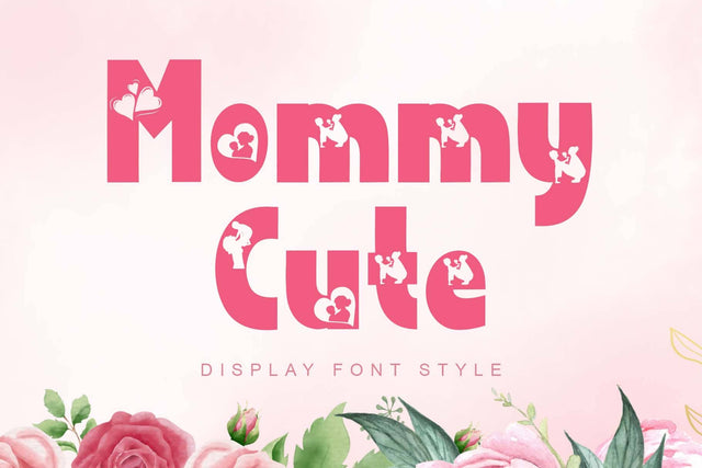 Mommy Cute Font Prasetya Letter 