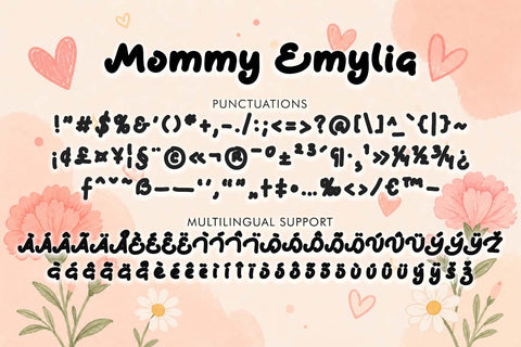 Mommy Emylina Font Prasetya Letter 