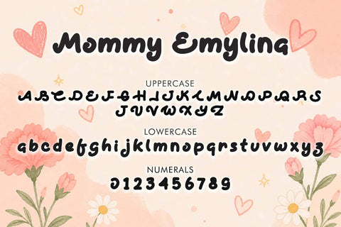 Mommy Emylina Font Prasetya Letter 