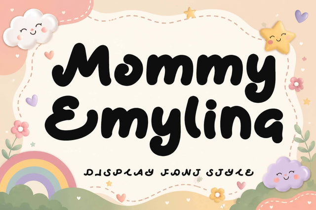 Mommy Emylina Font Prasetya Letter 