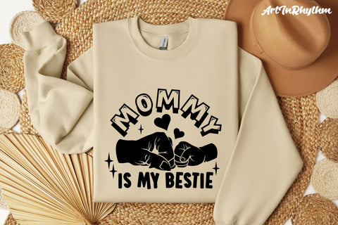 Mommy is my bestie, Mommy is my best friend SVG Artinrhythm shop 