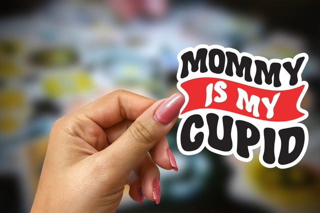 Mommy IS My Cupid Sticker SVG ,Valentine's Day Sticker Design, Happy Valentine's Day ,Valentie's Day Sublimation ,Valentine's Day T-shirt Design, VAlentine's Day Sticker BUndle SVG Insomnia Std 