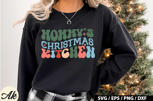 Mommy's christmas kitchen Retro SVG SVG akazaddesign 
