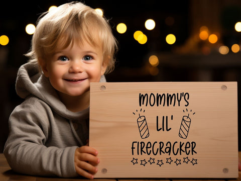 Mommys Lil Firecracker SVG | Fourth of July PNG SVG Paige Cole Studio 
