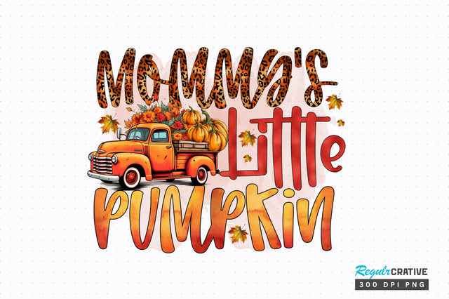 Mommys little pumpkin Sublimation Design Sublimation Regulrcrative 