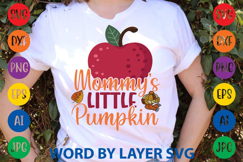 Mommy's Little Pumpkin SVG DESIGN SVG Rafiqul20606 