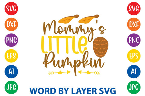 Mommy's Little Pumpkin svg design SVG Rafiqul20606 