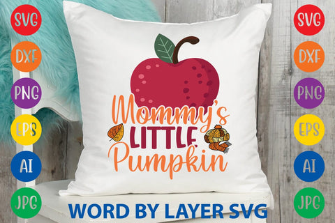Mommy's Little Pumpkin SVG DESIGN SVG Rafiqul20606 
