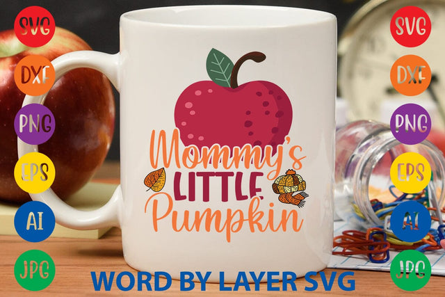 Mommy's Little Pumpkin SVG DESIGN SVG Rafiqul20606 