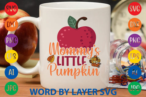 Mommy's Little Pumpkin SVG DESIGN SVG Rafiqul20606 