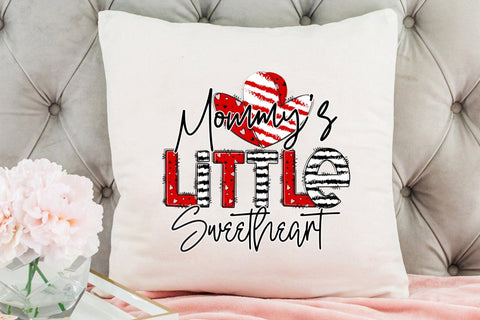 Mommy's Little Sweetheart, Valentine's Day Sublimation Sublimation CraftLabSVG 