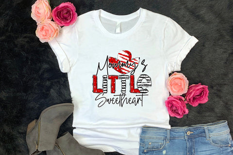 Mommy's Little Sweetheart, Valentine's Day Sublimation Sublimation CraftLabSVG 