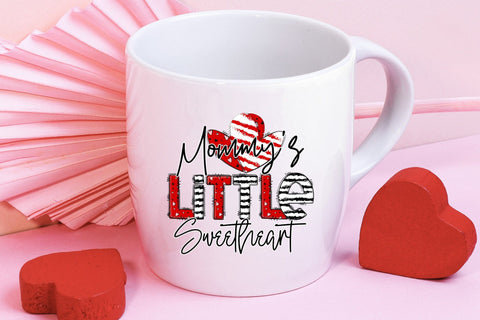 Mommy's Little Sweetheart, Valentine's Day Sublimation Sublimation CraftLabSVG 