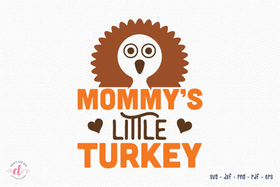 Mommy's Little Turkey SVG SVG CraftLabSVG 