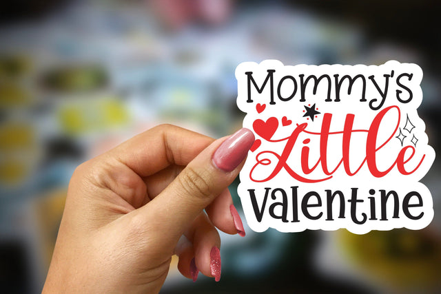 Mommys Little Valentine Sticker SVG ,Valentine's Day Sticker Design, Happy Valentine's Day ,Valentie's Day Sublimation ,Valentine's Day T-shirt Design, VAlentine's Day Sticker BUndle SVG Insomnia Std 