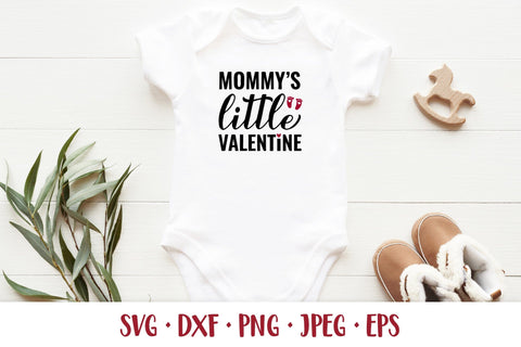 Mommy’s Little Valentine. Valentines Day design for kids SVG LaBelezoka 