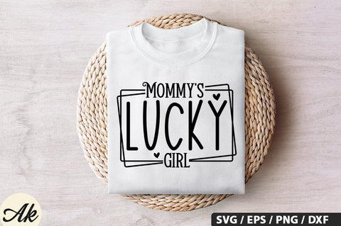 Mommy's lucky girl SVG Design SVG akazaddesign 