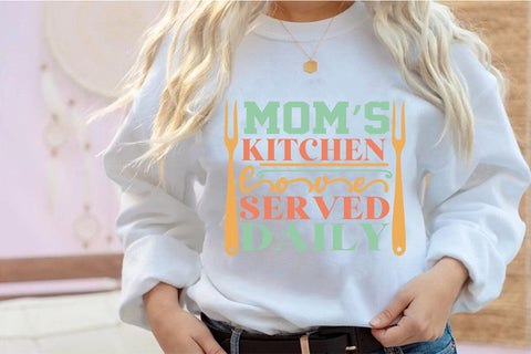 Moms Kitchen Love Served Daily SVG Angelina750 