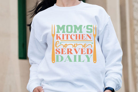 Moms Kitchen Love Served Daily SVG Angelina750 
